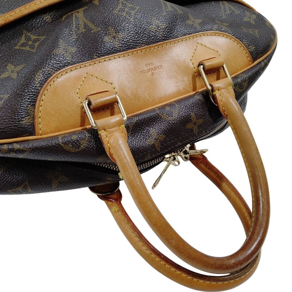 VINTAGE Louis Vuitton Satchel Bag Deauville Brown Monogram - Picture 3 of 16